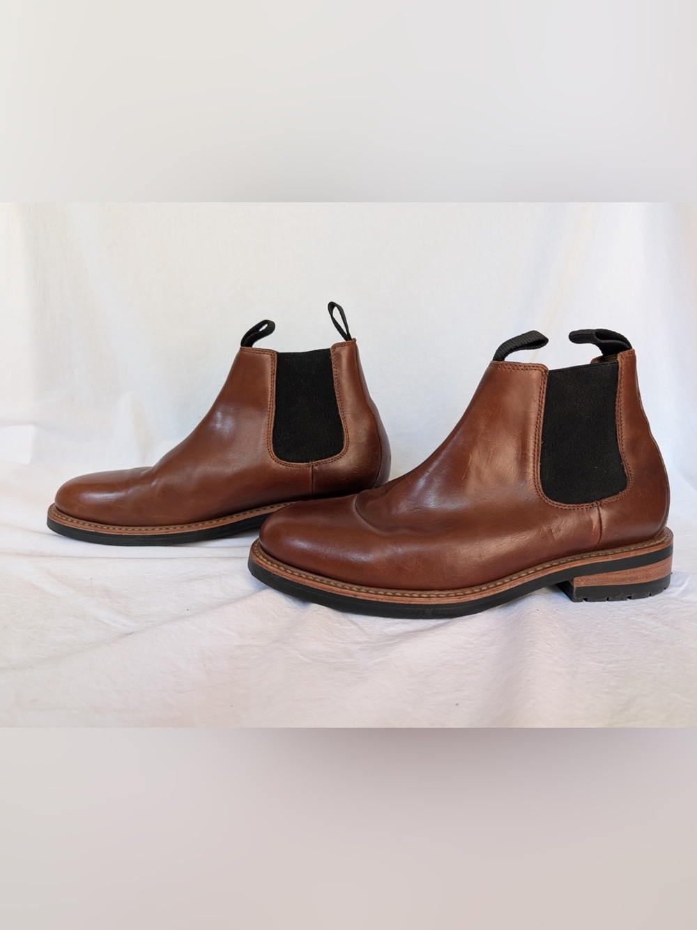 Huckberry Rhodes Cooper Boot Leather Chelsea Vibram bottoms